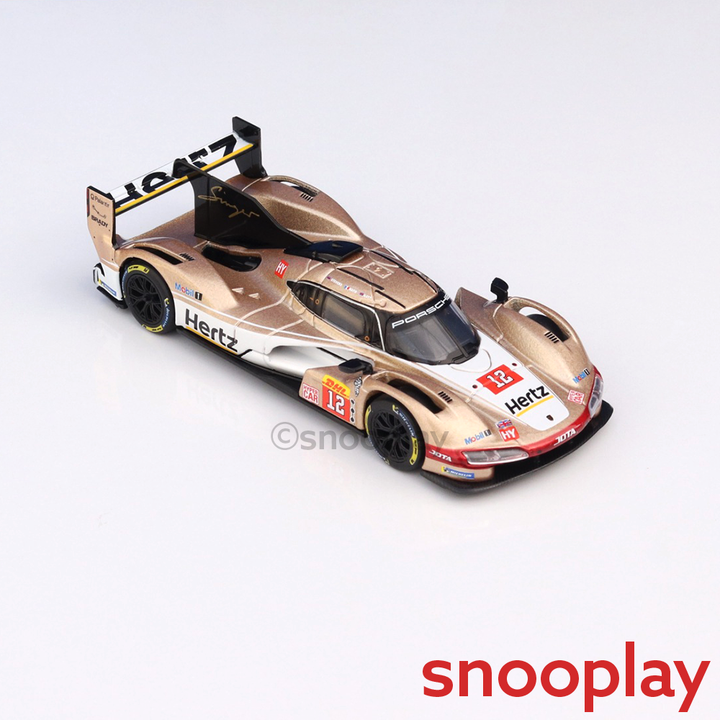 Bburago Original Porsche 963 Licensed Diecast Car | 1:43 Scale (14 Years till Grown Ups) | Gold