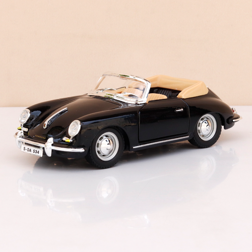 Bburago Original Porsche 356B Cabriolet (1961) Licensed Diecast Car | 1:24 Scale Model (14 Years Till Grown Ups)