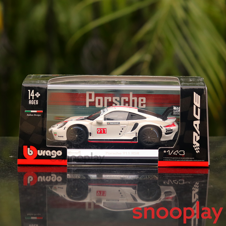 100% Original and Licensed Porsche 911 RSR Diecast Car (1:43 Scale)