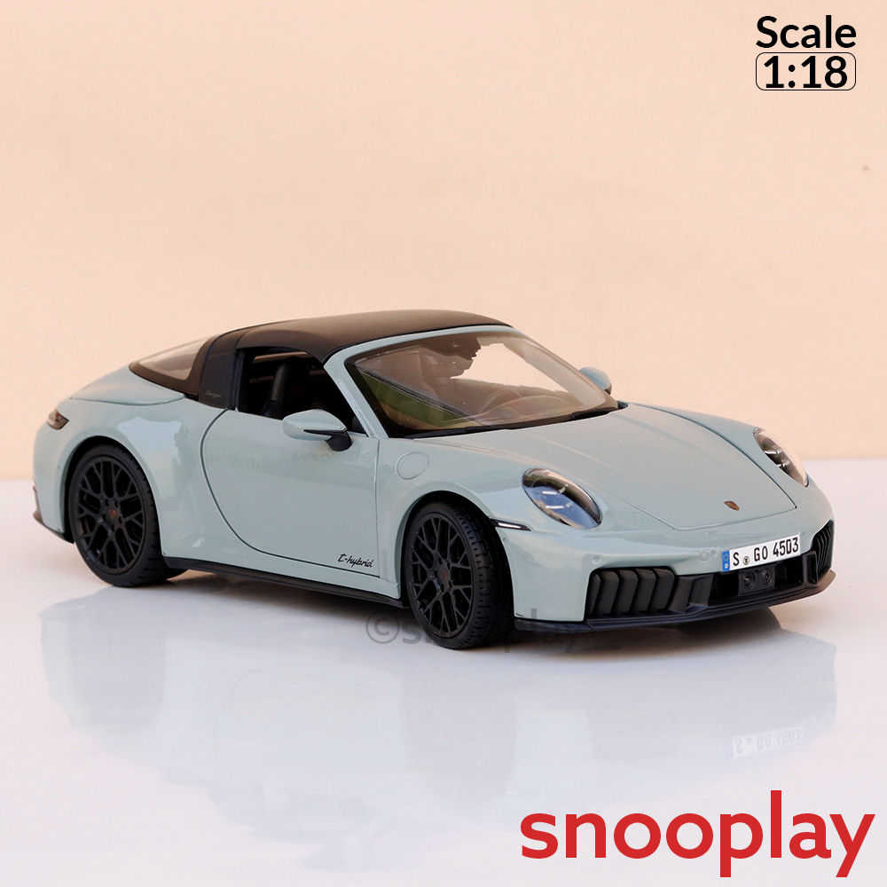 Maisto Original Porsche 911 Targa 4 GTS (992.2) Licensed Diecast Car | 1:18 Scale (14 Years till Grown Ups)