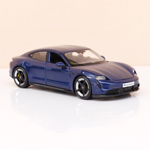 Bburago Original Porsche Taycan Turbo S Licensed Diecast Car | 1:24 Scale Model (14 Years Till Grown Ups)