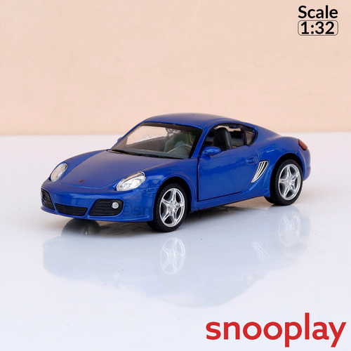 Metal Speed Zone Porsche Cayman S Licensed Diecast Car with Openable Doors | 1:32 Scale (14 Years till Grown Ups) | Assorted Colors