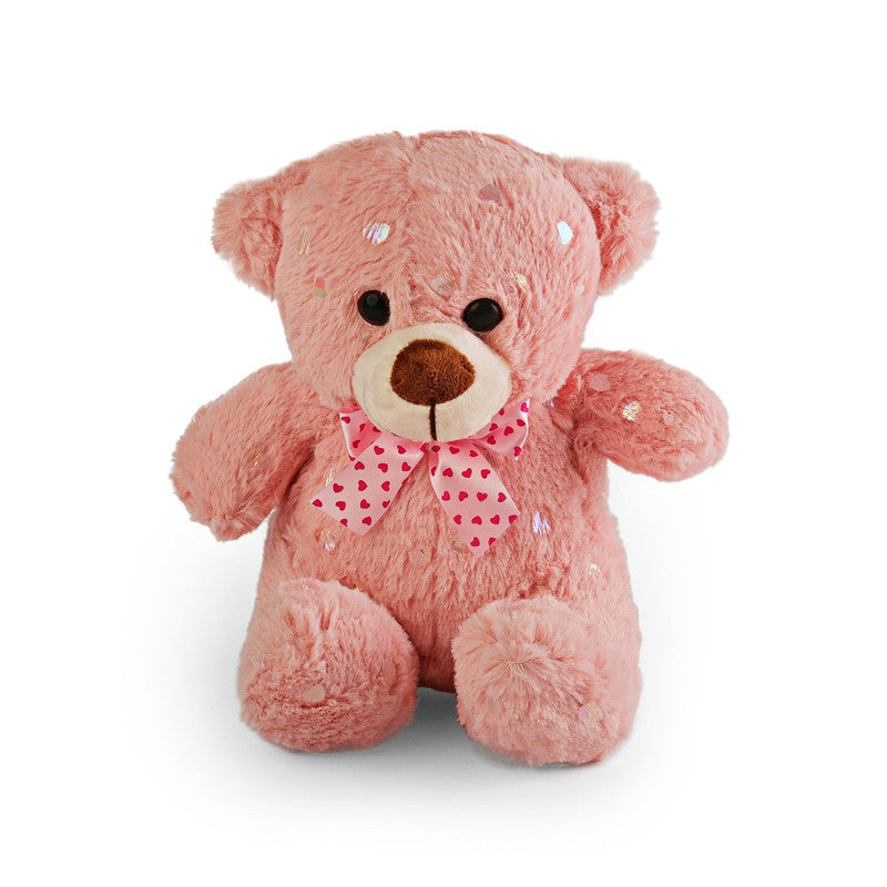 Cute & Adorable Pink Color Teddy Bear Soft / Plush Toy for Boys & Girls, Height - 24 Cm