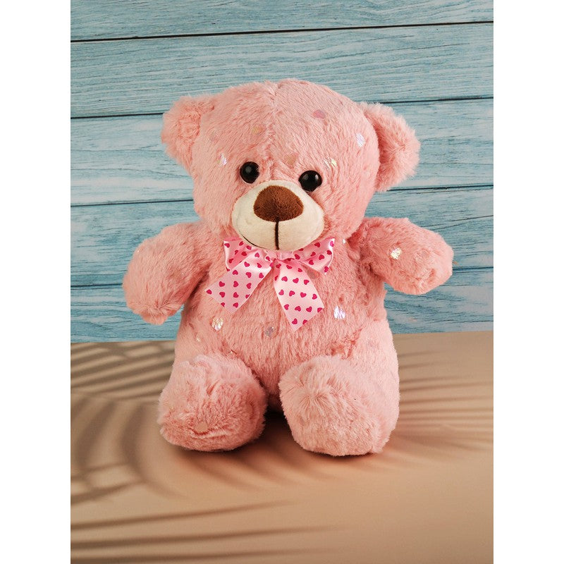 Cute & Adorable Pink Color Teddy Bear Soft / Plush Toy for Boys & Girls, Height - 24 Cm