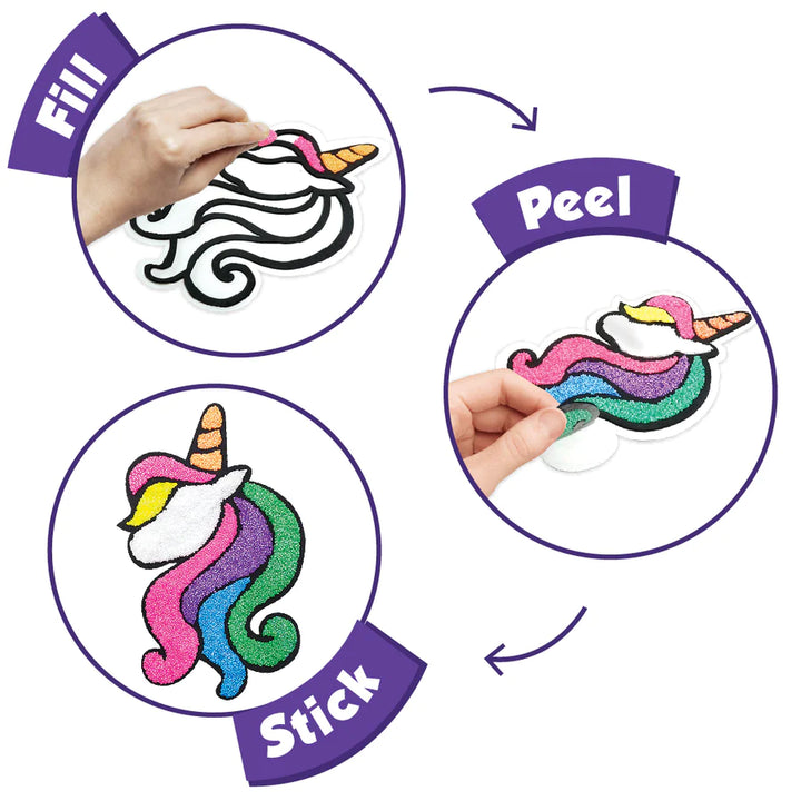 Clay Stickers - Unicorn (DIY Craft Kit)