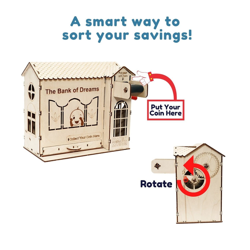 STEM Coin Sorter Mechanical Piggy Bank