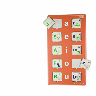 Vowel Scrabble Word Building Educational Game