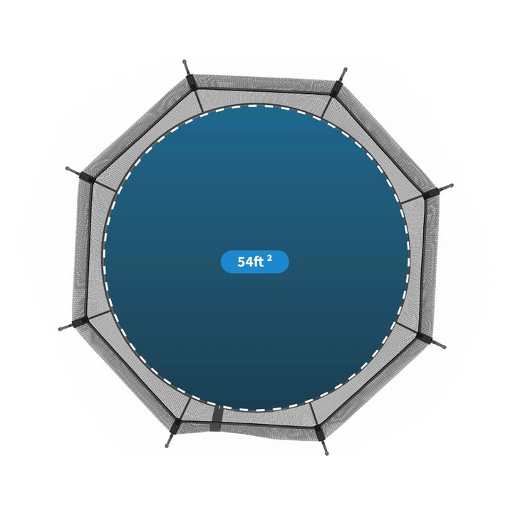 Compact Round Trampoline With Enclosure (COD Not Available)