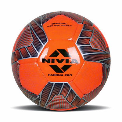 Nivia Football Size 5 (Red) - Rabona Pro (11-13 years)