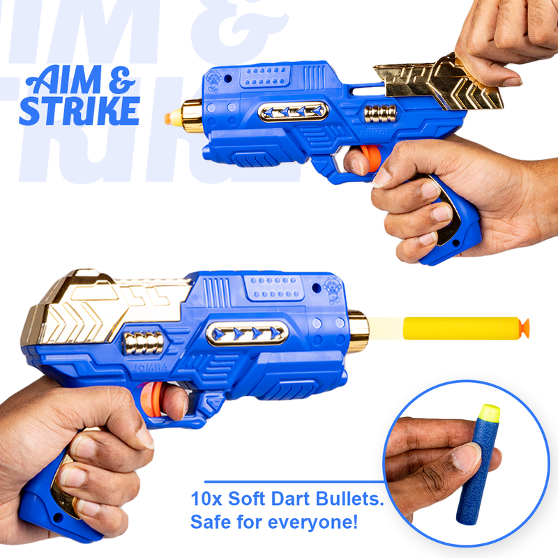 Raptor Air Striker Soft Blaster with 10 Darts (Anmol Toys)