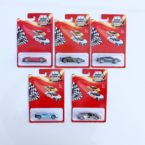 Road Burner Set of 5 Diecast Super Cars (Resembling Aventador, Manza, Elva, Spyder, Hypersport)| Scale 1:64 (7 Years till Grown Ups) | [RB-2]