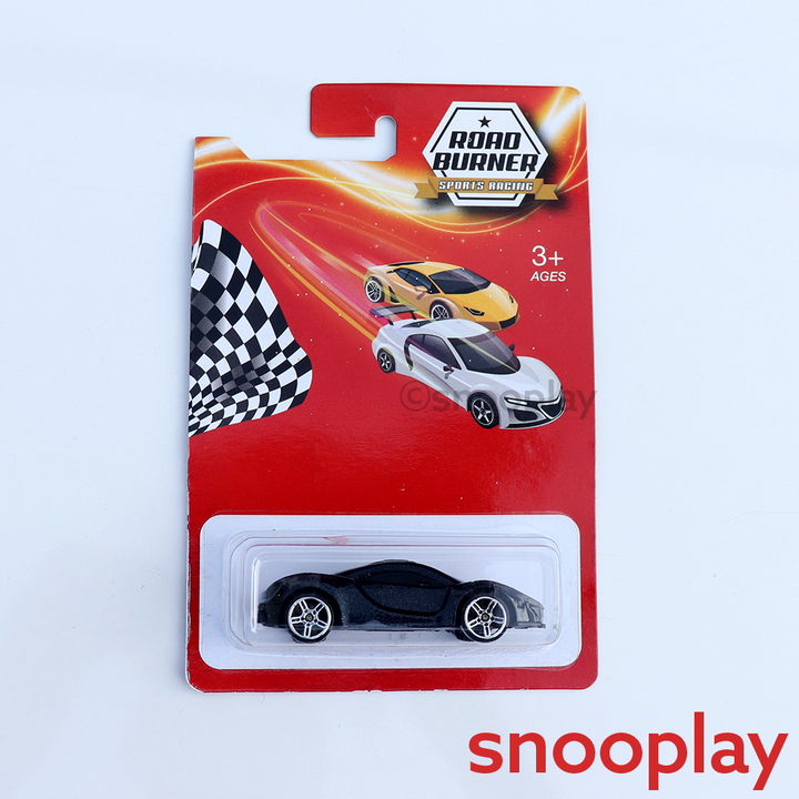Road Burner Set of 5 Diecast Cars (Resembling Gemera, Quick N Sik, Ambuli, F1, Hypersport) | Scale 1:64 (7 Years till Grown Ups) | [RB-3]