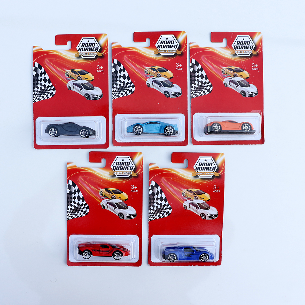 Road Burner Set of 5 Diecast Cars (Resembling Gemera, Quick N Sik, Ambuli, F1, Hypersport) | Scale 1:64 (7 Years till Grown Ups) | [RB-3]