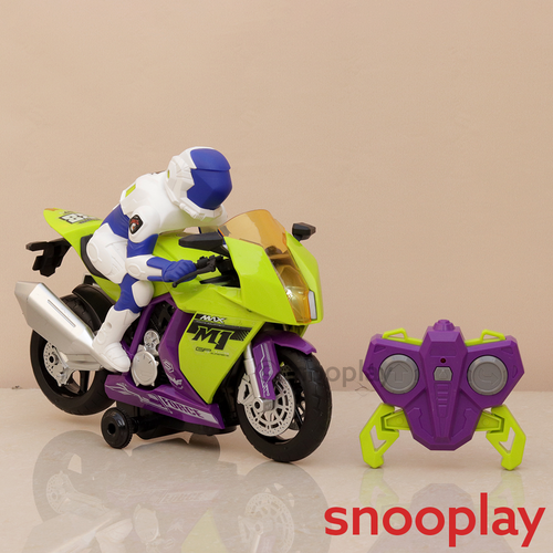 Remote Controlled Bike A512 - 360 Degree Rotation & Moving Forward (5-10 Years)