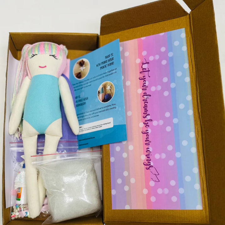 DO-IT-YOURSELF MERMAID DOLL KIT