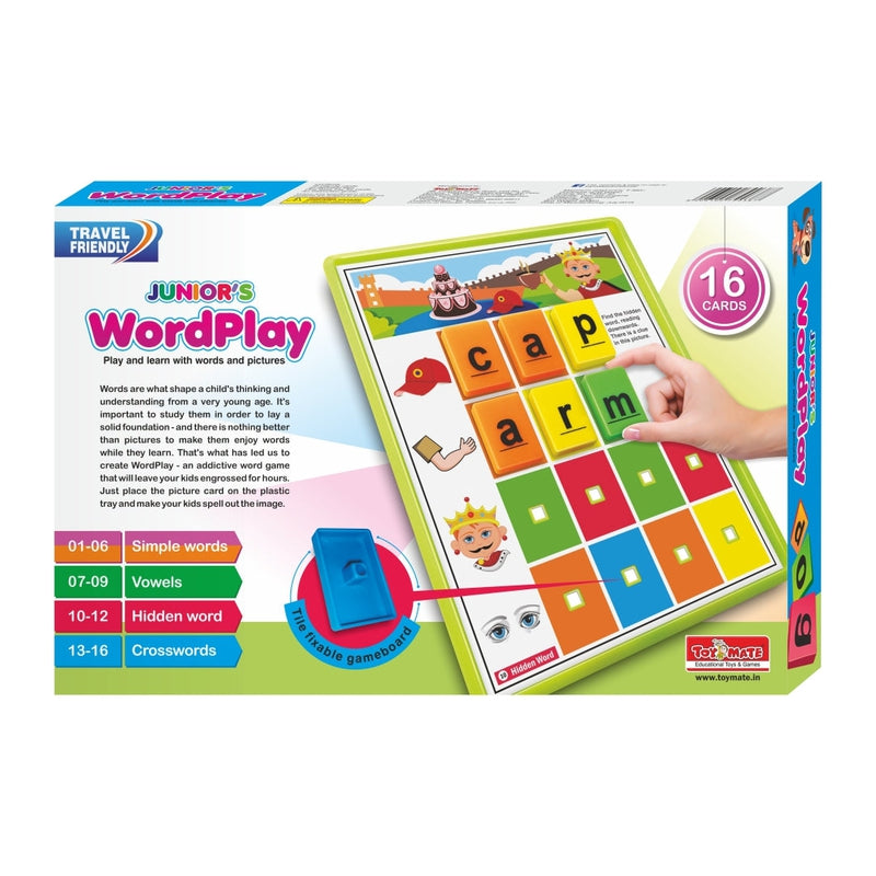 Wordplay Junior (Spelling N Picture Learning) Colorful Educational Fun Game