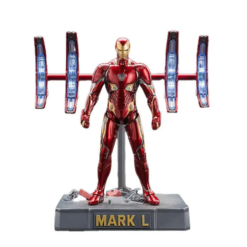 Marvel Original Iron Man Mark L Action Figure Luxury Version with Nano-Weapon Display Base (15 Years till Grown Ups)