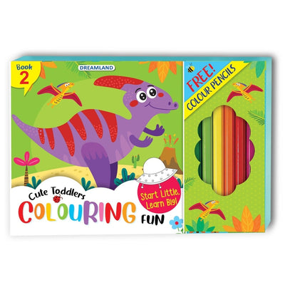 Cute Toddlers Colouring Fun Book - 2