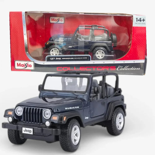 Maisto Original Jeep Wrangler Rubicon Licensed Diecast Jeep | 1:27 Scale Model (14 Years till Grown Ups)