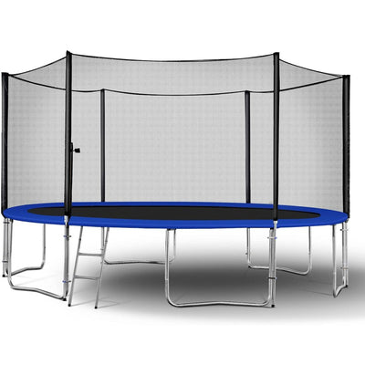 16 Feet Trampoline with Enclosure Safety Net & Jumping Pad - COD Not Available