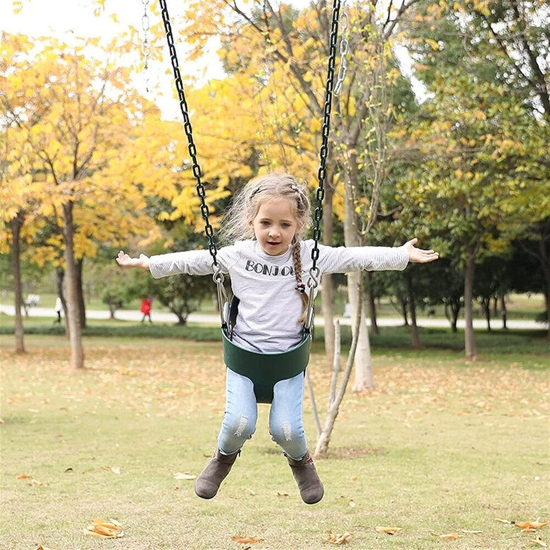 Flexible High Back Full Bucket Chair Swing (Green)