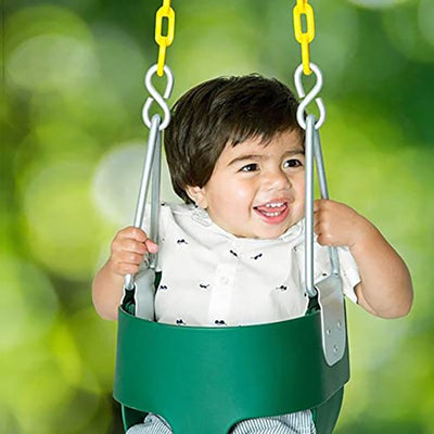 Flexible High Back Full Bucket Chair Swing (Green)