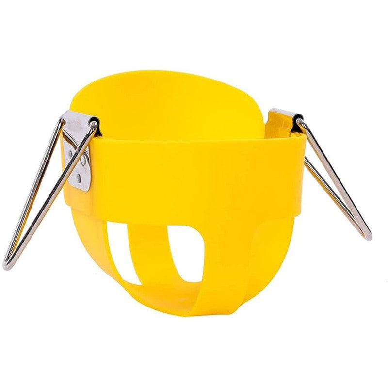 Flexible High Back Full Bucket Chair Swing (Yellow)