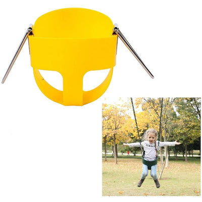 Flexible High Back Full Bucket Chair Swing (Yellow)