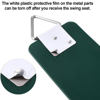 Flexible EVA Plastic Swing Seat - Green