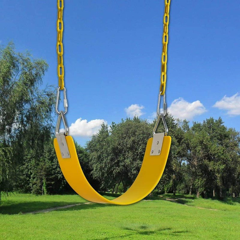 Flexible EVA Plastic Swing Seat - Yellow