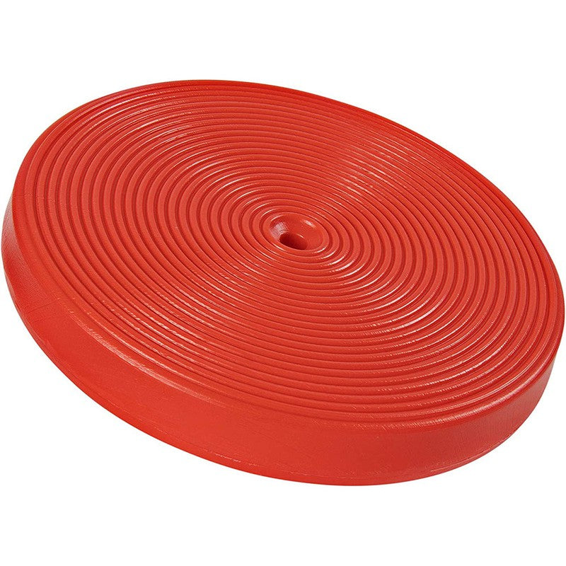 Round Disc Swing Seat with Adjustable Hanging Rope (Red)