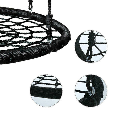 Round Nest Web Tree Swing Set with Hanging Rope