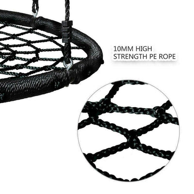 Round Nest Web Tree Swing Set with Hanging Rope