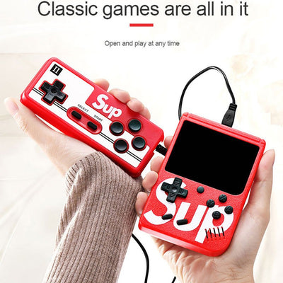 400 in 1 Classic Video Game Console with Remote & Cable for TV Connectivity | 2 Players | Assorted Colours