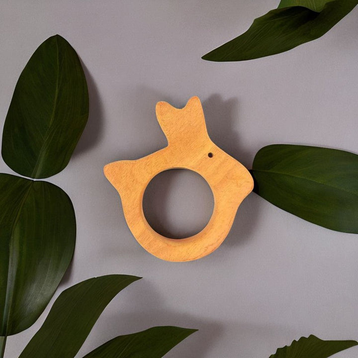 Eco-Friendly Neem Wood Rabbit Teething Toy