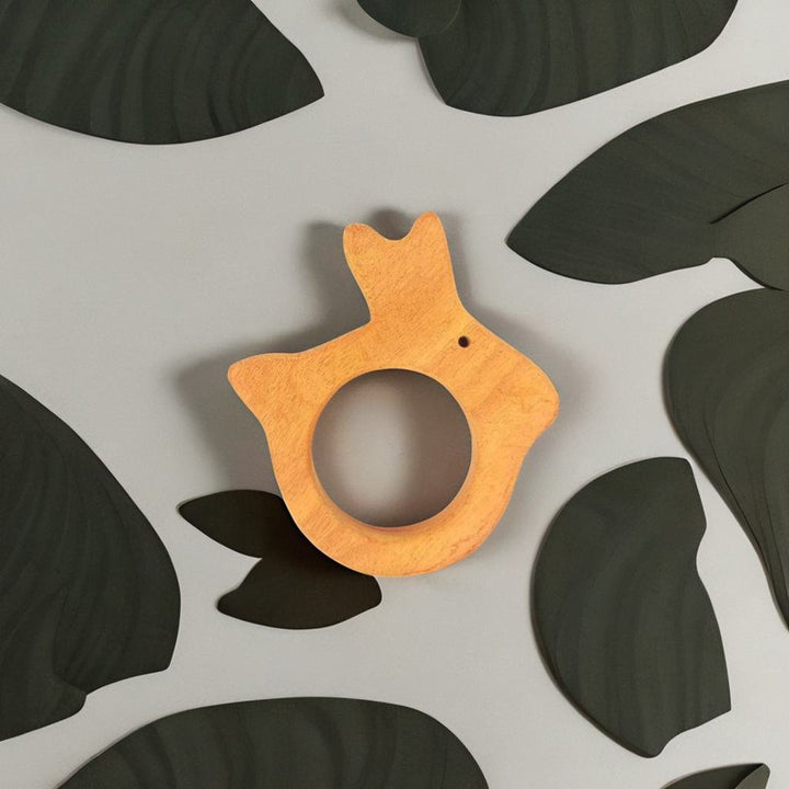 Eco-Friendly Neem Wood Rabbit Teething Toy