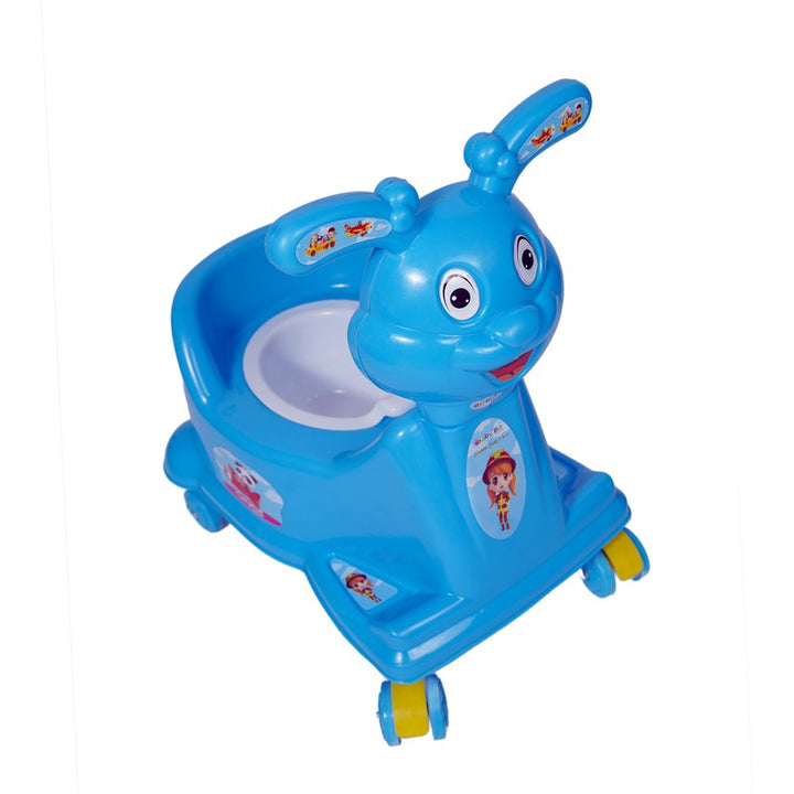 Infant Potty Training Rabbit Chair Seat with Removable Tray  (9 Months - 1.5 Years) | Blue