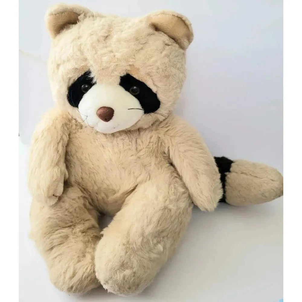 CuddleNest  Big Cute and Cuddly Raccoon teddy bear soft toy (White)