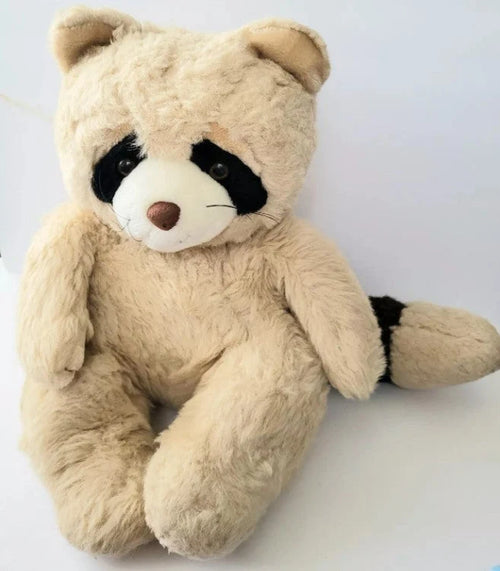 CuddleNest  Big Cute and Cuddly Raccoon teddy bear soft toy (White)