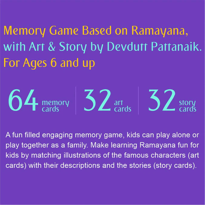 Epically Ramayana Memory Matching Game for Kids in Hindi