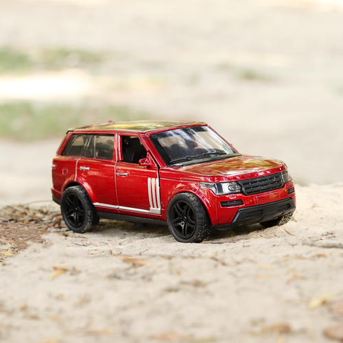 Jukku Resembling Range Rover Diecast Car - Pullback, Openable Doors & Bonnet | 1:36 Scale (3 Years till Grown Ups)