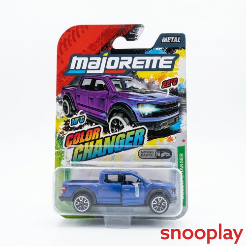 Original Licensed Majorette Color Changing Diecast Ford F-150 Raptor Car