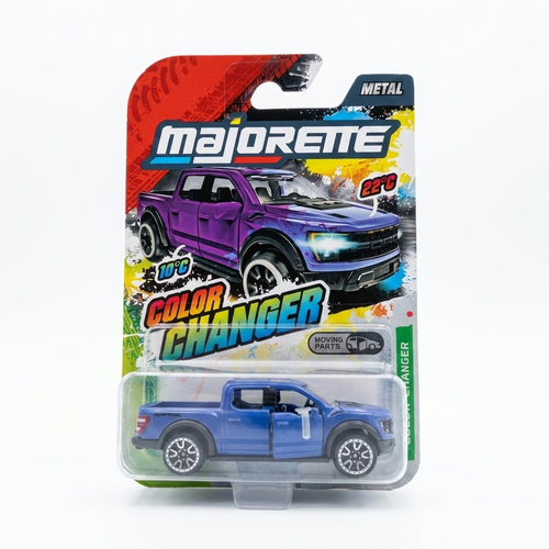 Original Licensed Majorette Color Changing Diecast Ford F-150 Raptor Car