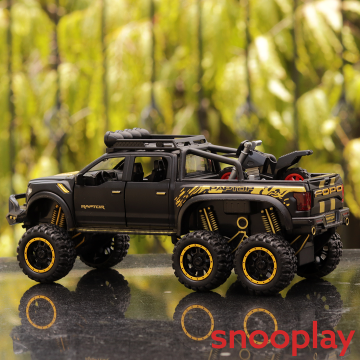 Diecast Truck resembling (2406) Ford Raptor 1:24 - With Lights (Assorted Colours)