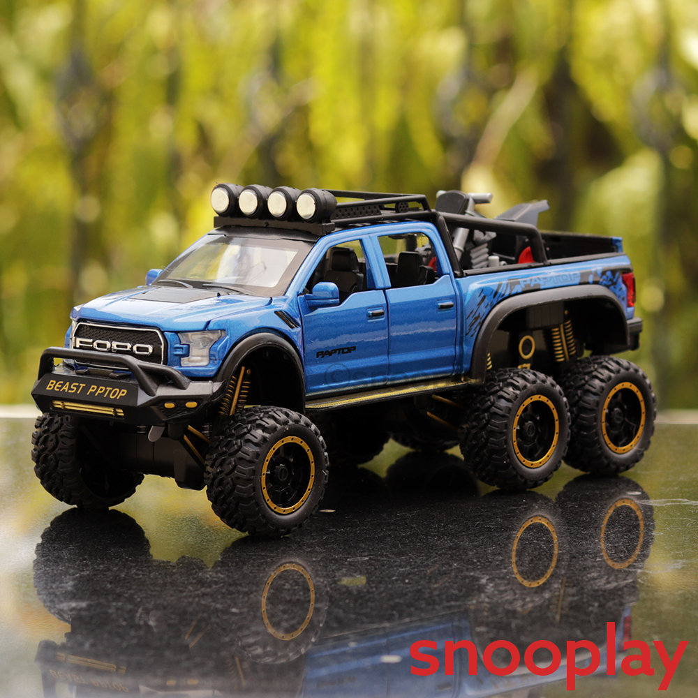 Diecast Truck resembling (2406) Ford Raptor 1:24 - With Lights (Assorted Colours)