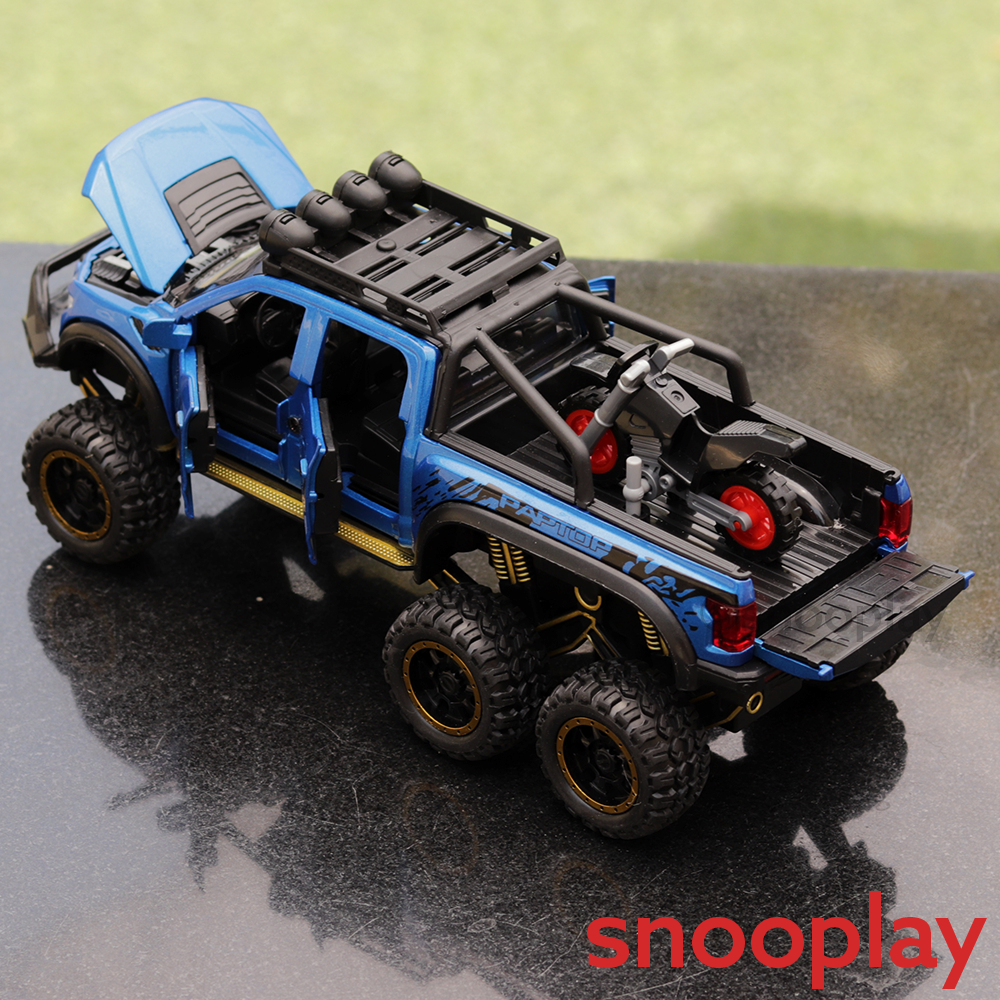 Diecast Truck resembling (2406) Ford Raptor 1:24 - With Lights (Assorted Colours)