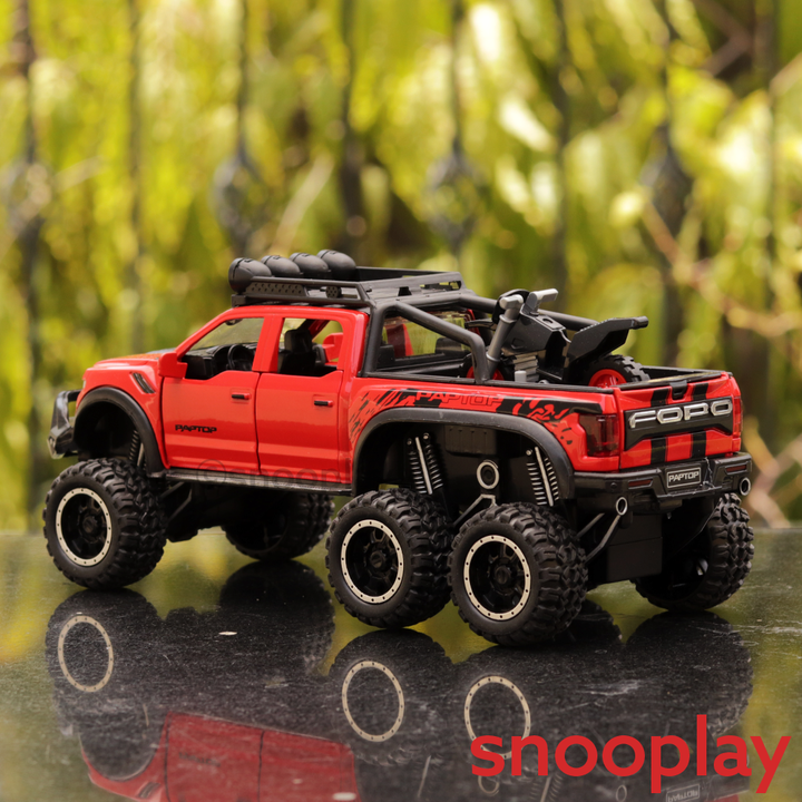 Diecast Truck resembling (2406) Ford Raptor 1:24 - With Lights (Assorted Colours)