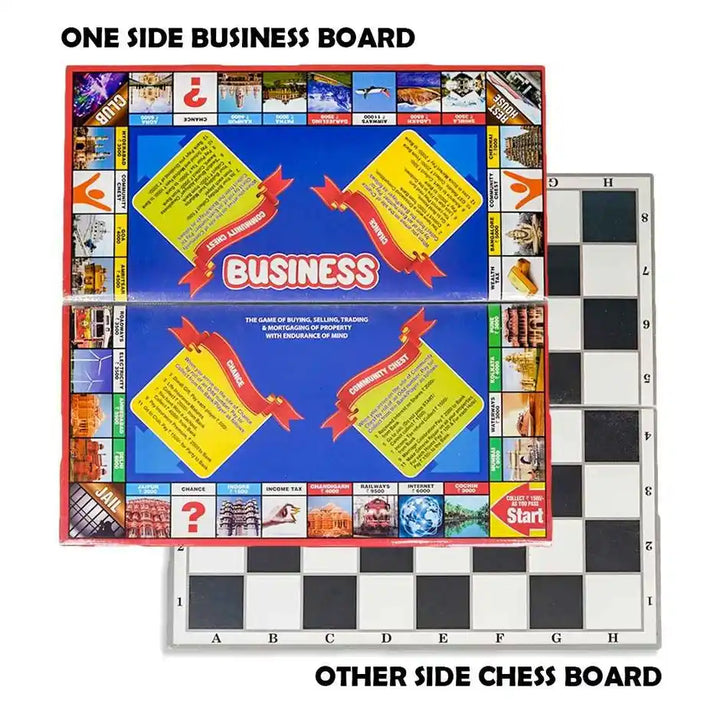 Ratna's Business & Chess Popular | 2 in 1 Board Game