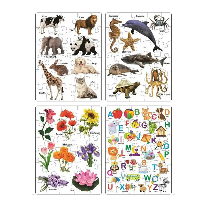 Ratna's Knowledge Bank Jigsaw Puzzle 2 | 8-in-1 Educational Jigsaw Puzzle