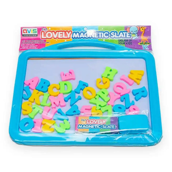 Avis by Ratna Lovely Magnetic Slate | 2-in-1  Alphabets & Numbers | Learning Board